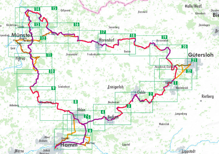Werse-Ems-Radweg - Bikeline Radtourenbuch