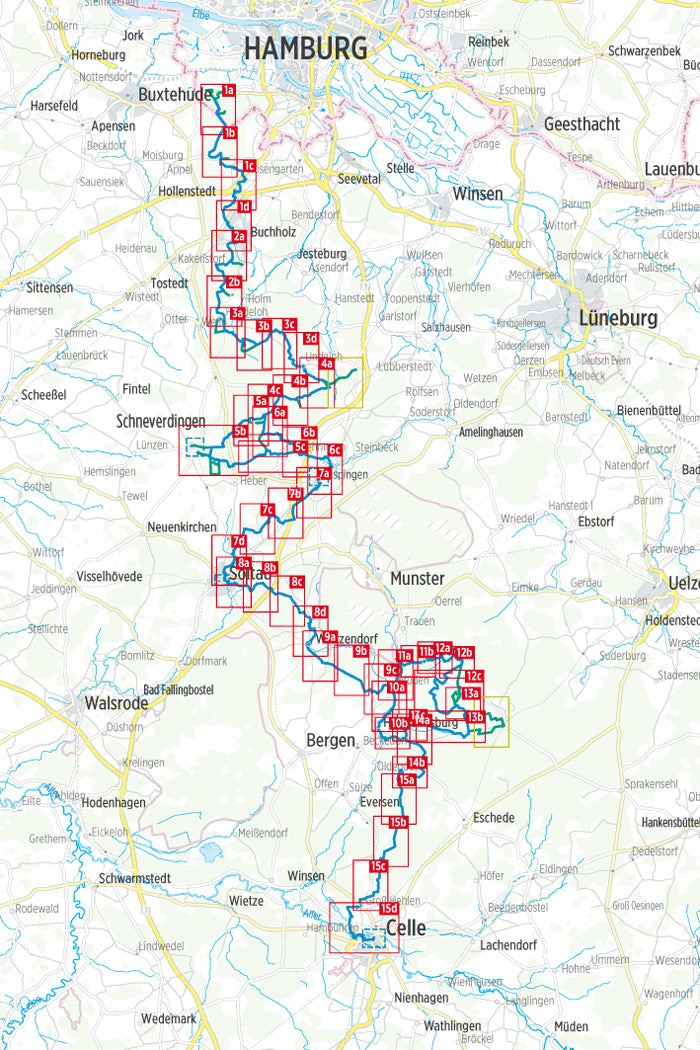 Heidschnuckenweg - hikeline Wanderführer