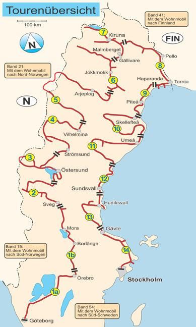 Mit dem Wohnmobil nach Schweden - Der Norden - Womo