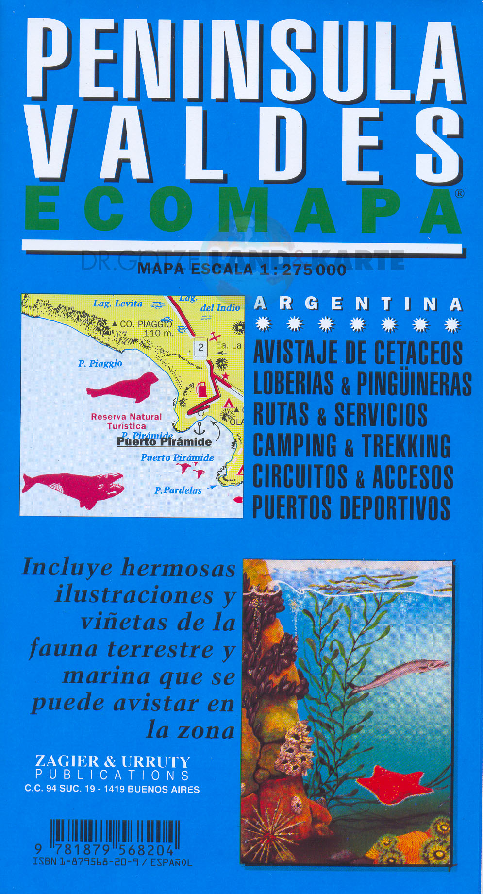 Peninsula Valdes - Ecomapa - 1:275.000