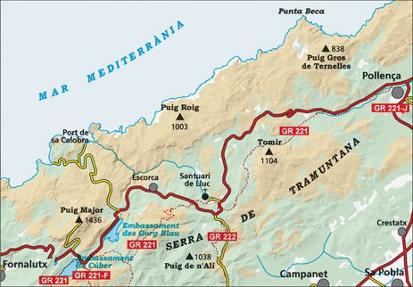 Tramuntana Nord 1:25.000 - Editorial Alpina