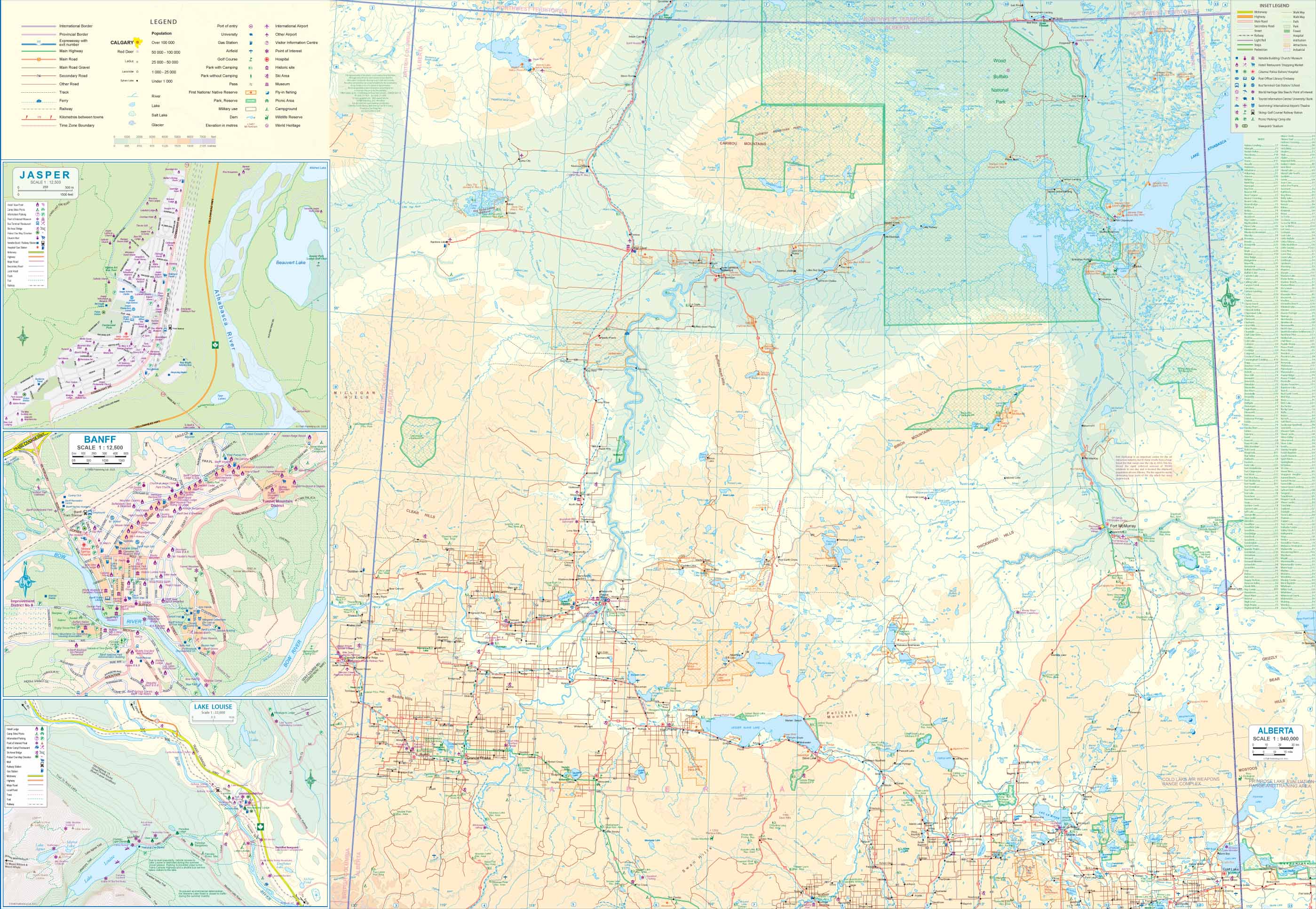 Alberta 1:940.000 - ITM