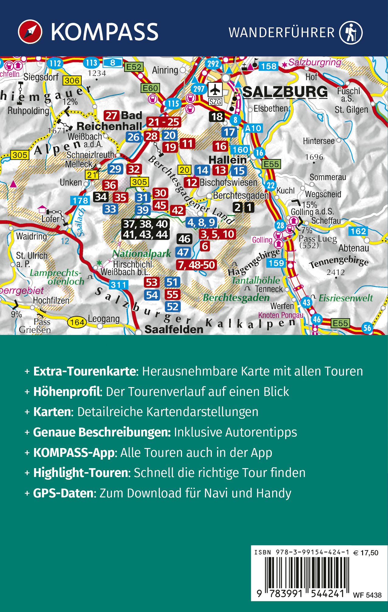 Berchtesgadener Land und Steinernes Meer - KOMPASS Wanderführer