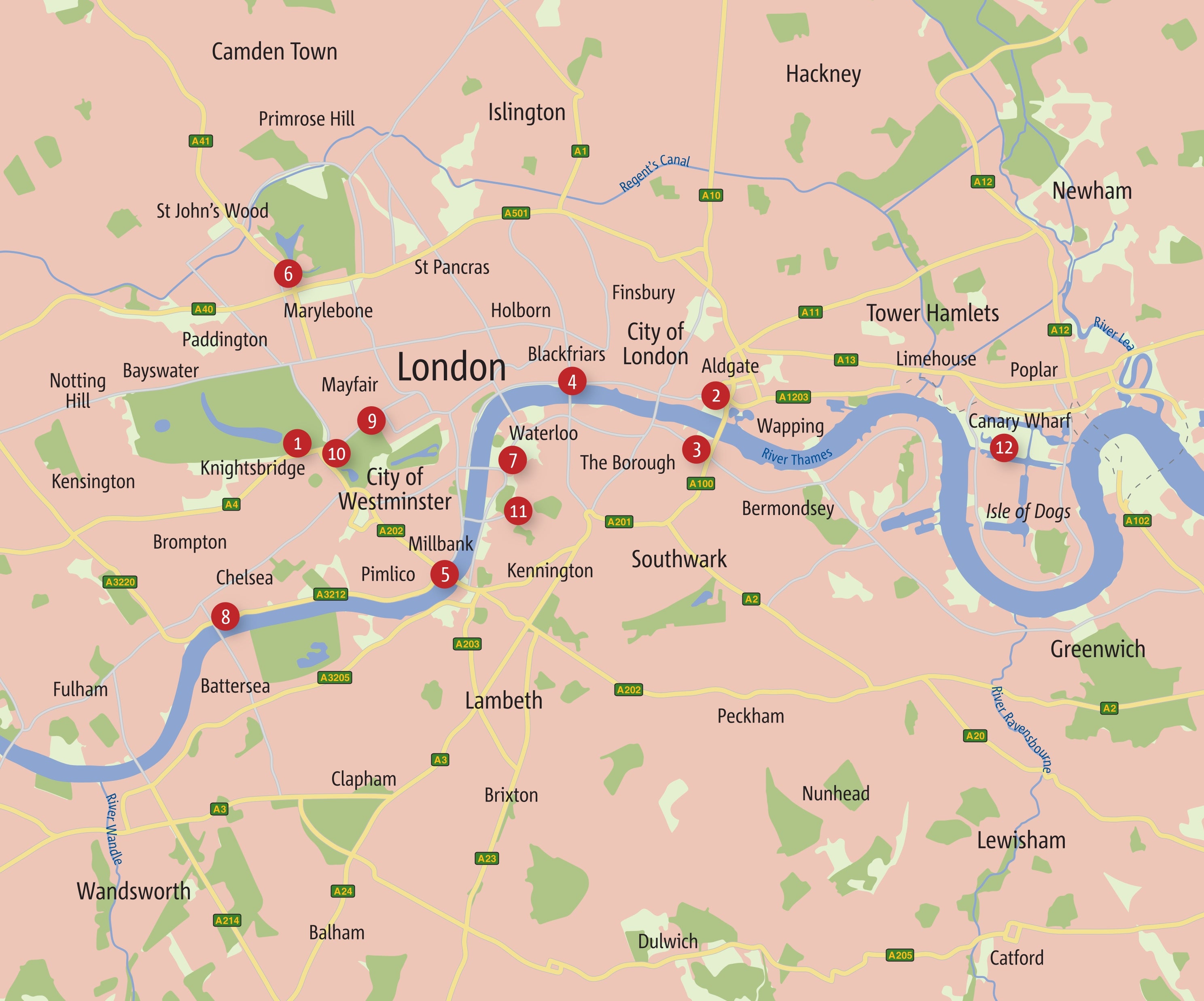 Mit dem Rad durch London