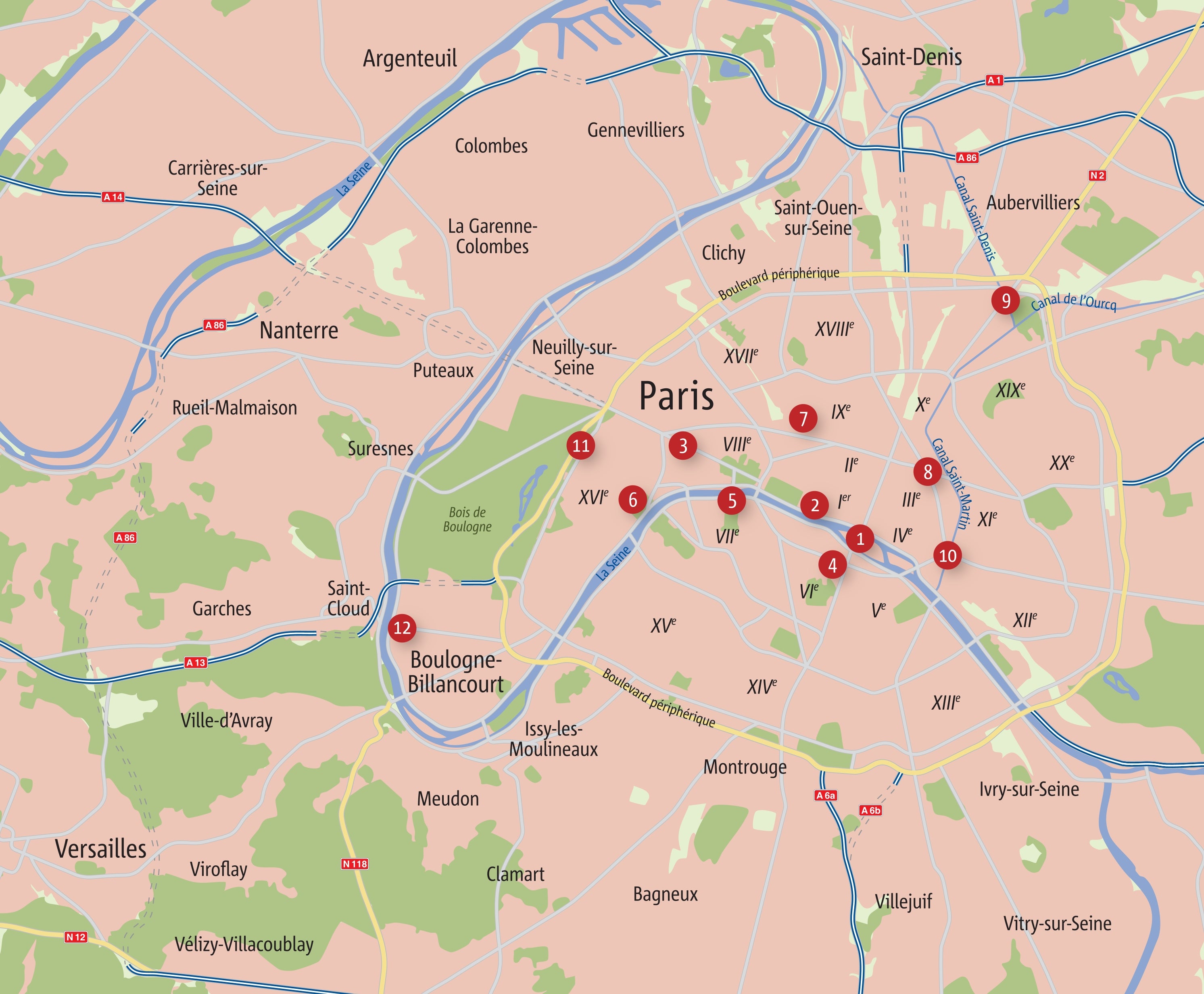 Mit dem Rad durch Paris