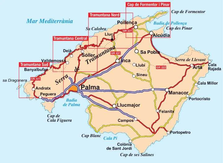 Tramuntana Mitte 1:25.000 - Editorial Alpina