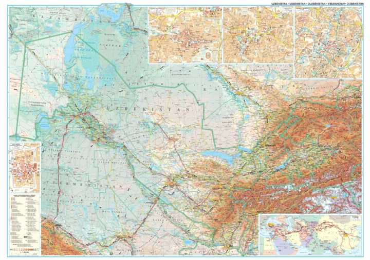 Uzbekistan 1:1.300.000 - Gizi Map
