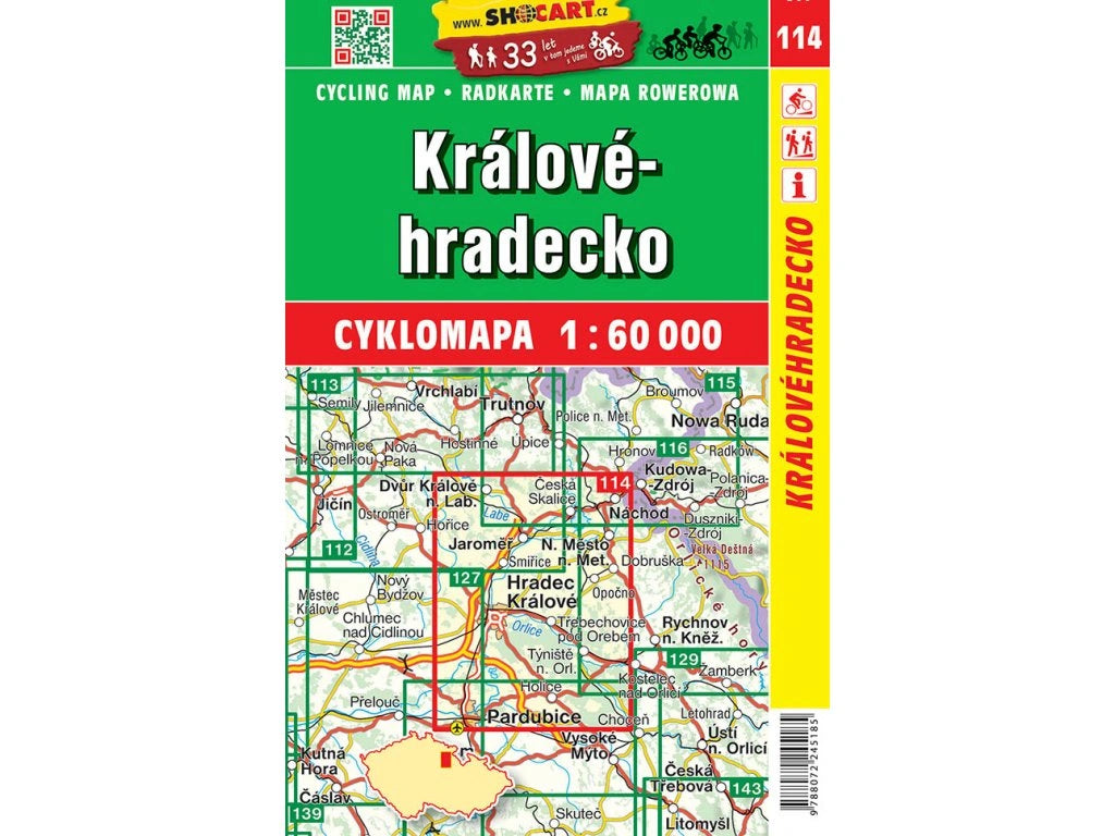 Tschechien / Slowakei 1:60.000 Fahrradkarten ShoCart