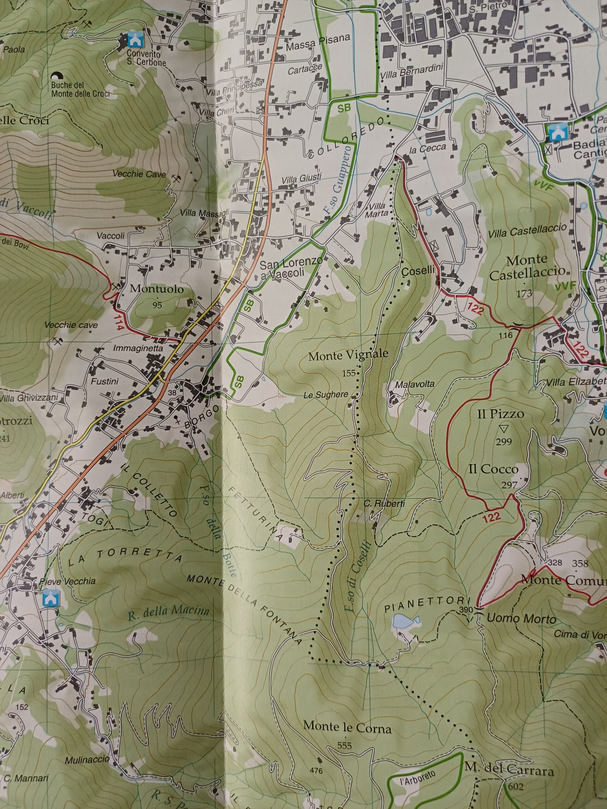 Monte Pisano - 1:25.000