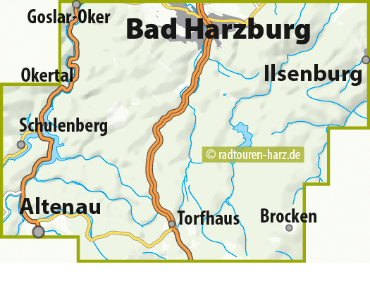 MTB-Karte Bad Harzburg – Altenau