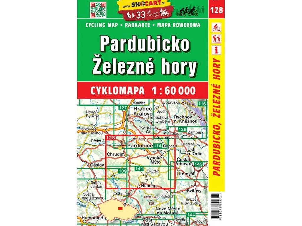 Tschechien / Slowakei 1:60.000 Fahrradkarten ShoCart