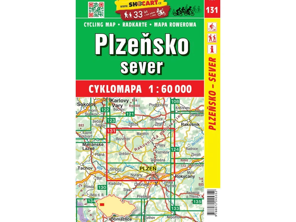 Tschechien / Slowakei 1:60.000 Fahrradkarten ShoCart