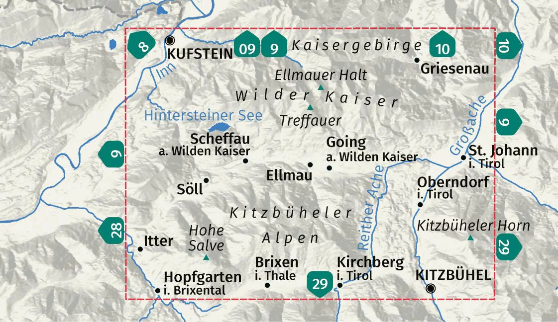 134 Wilder Kaiser 1:25.000