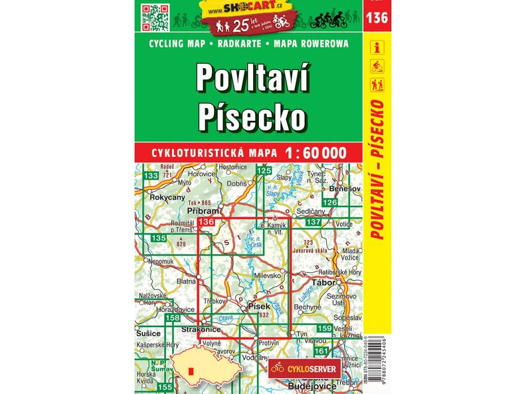 Tschechien / Slowakei 1:60.000 Fahrradkarten ShoCart