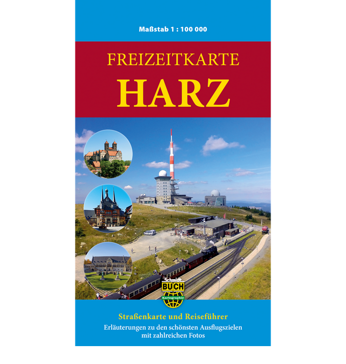 Freizeitkarte Harz 1:100.000