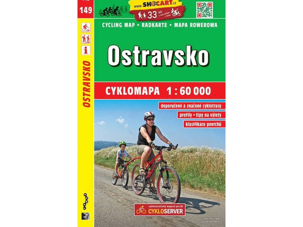 Tschechien / Slowakei 1:60.000 Fahrradkarten ShoCart