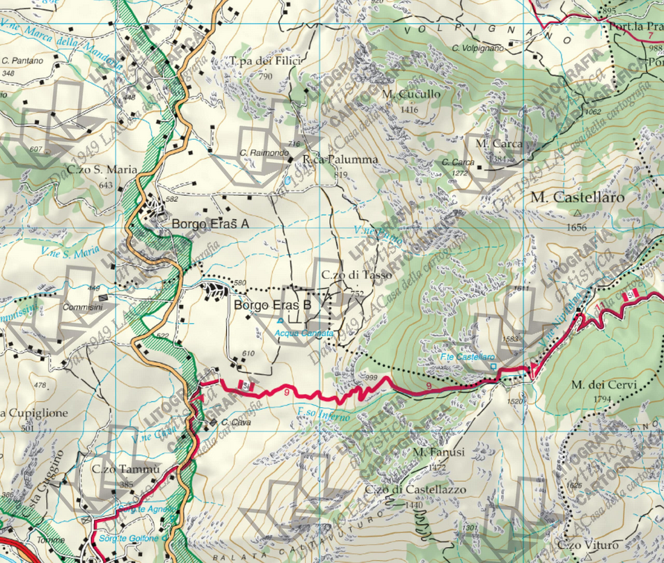 Parco delle Madonie - 1:50.000