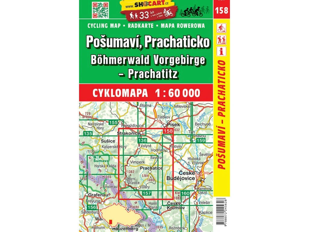 Tschechien / Slowakei 1:60.000 Fahrradkarten ShoCart