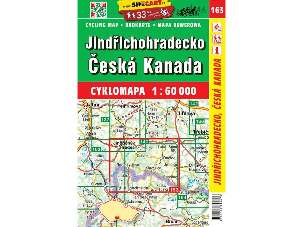 Tschechien / Slowakei 1:60.000 Fahrradkarten ShoCart