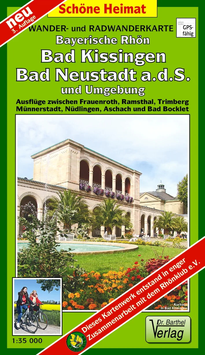 165 Bayerische Rhön, Bad Kissingen, Bad Neustadt a.d.S. und Umgebung 1:35.000