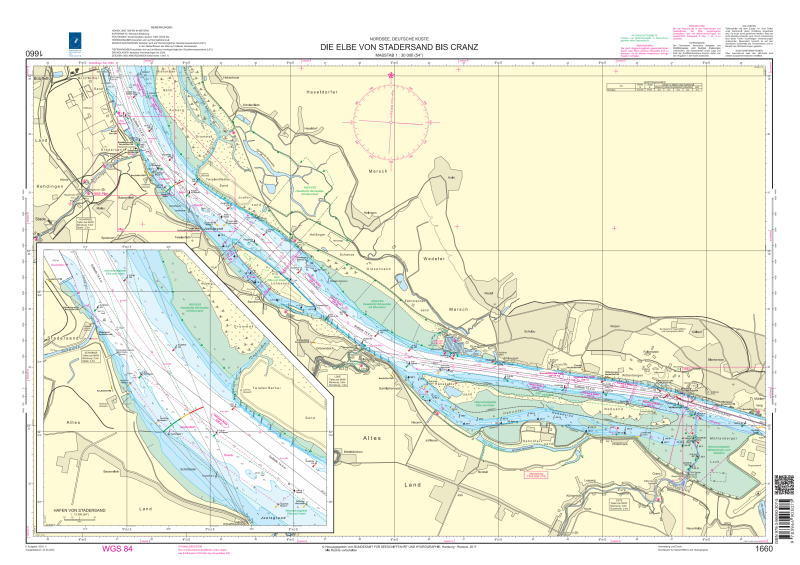 Die Elbe von Stadersand bis Cranz - BSH
