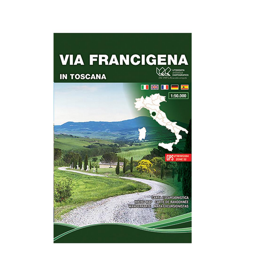 Via Francigena in Toscana - 1:50.000
