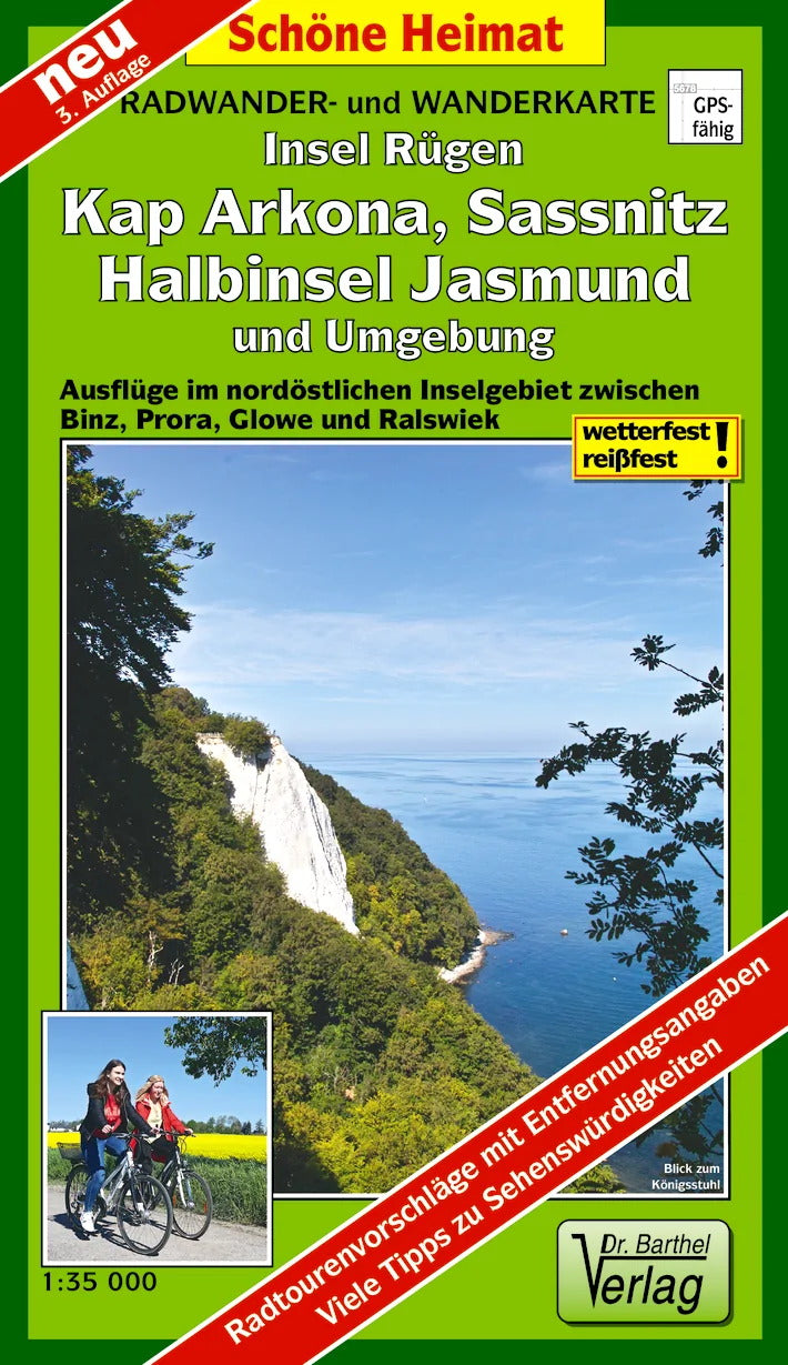 181 Insel Rügen, Kap Arkona, Sassnitz, Halbinsel Jasmund und Umgebung - 1:35.000