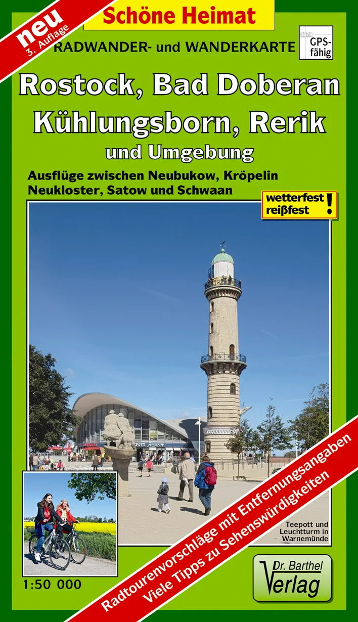 188 Hansestadt Rostock, Kühlungsborn, Bad Doberan, Rerik und Umgebung 1:50.000