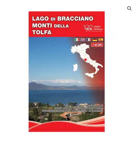 Lago di Bracciano Monti della Tolfa - 1:40.000