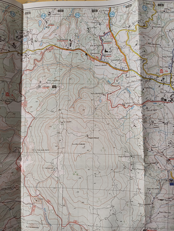San Gimignano Volterra - 1:25.000