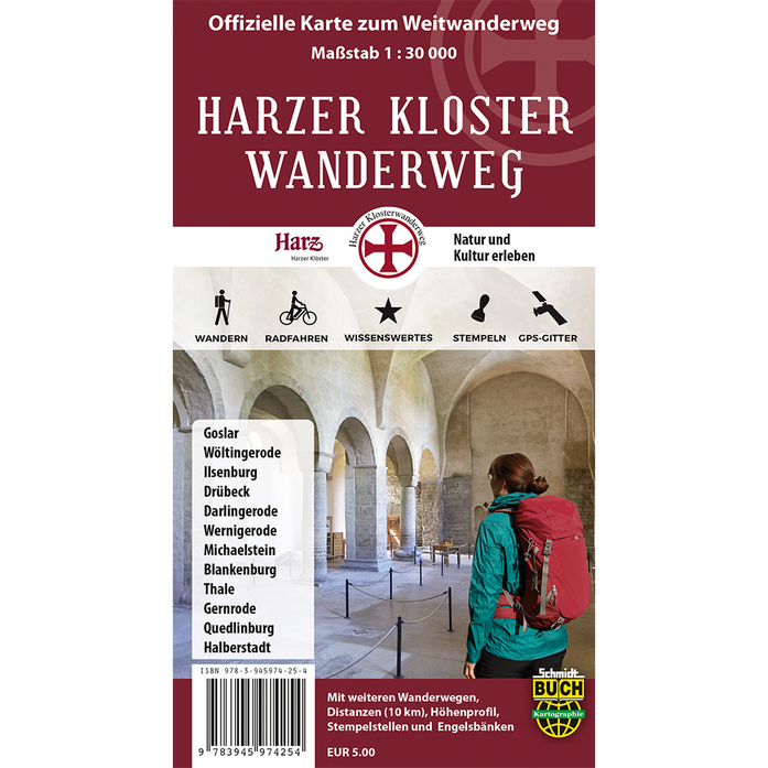 Harzer Kloster-Wanderweg 1:30.000