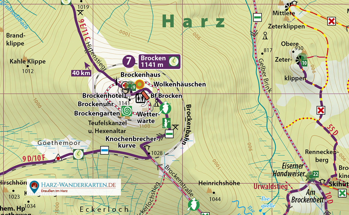 Harzer Grenzweg 1:30.000