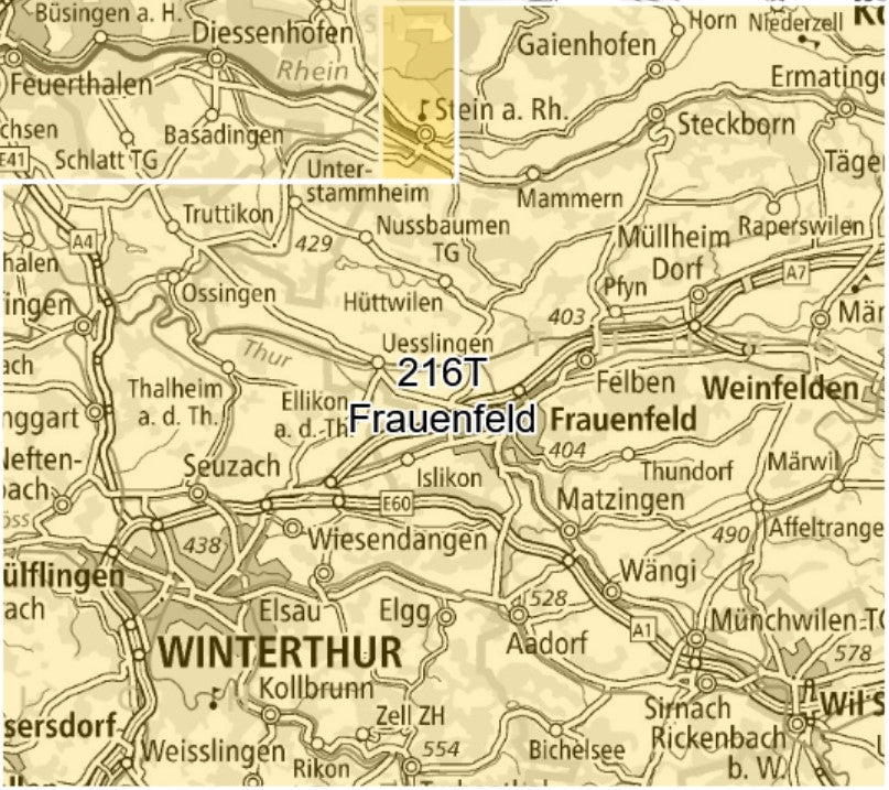 Schweiz Wanderkarten 1:50.000 - Swisstopo