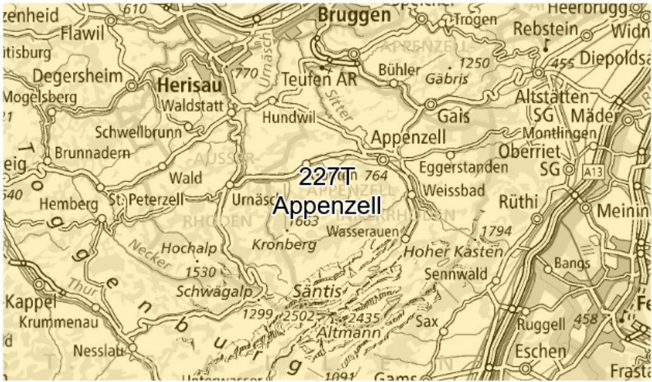 Schweiz Wanderkarten 1:50.000 - Swisstopo