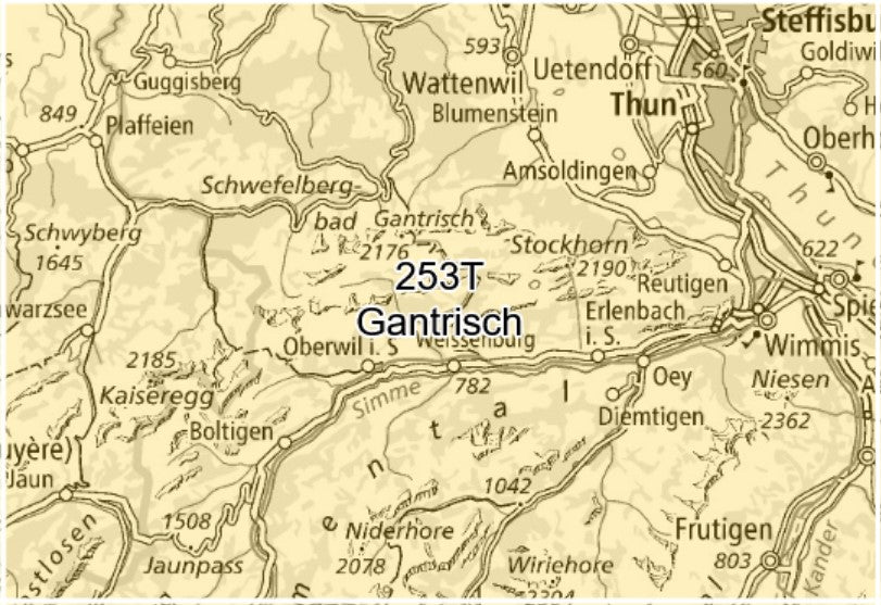 Schweiz Wanderkarten 1:50.000 - Swisstopo