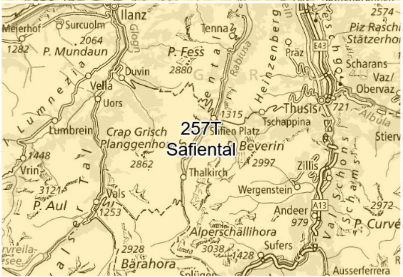 Schweiz Wanderkarten 1:50.000 - Swisstopo