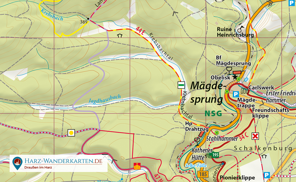 Der Ostharz – wetterfest 1:30.000