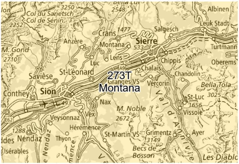 Schweiz Wanderkarten 1:50.000 - Swisstopo