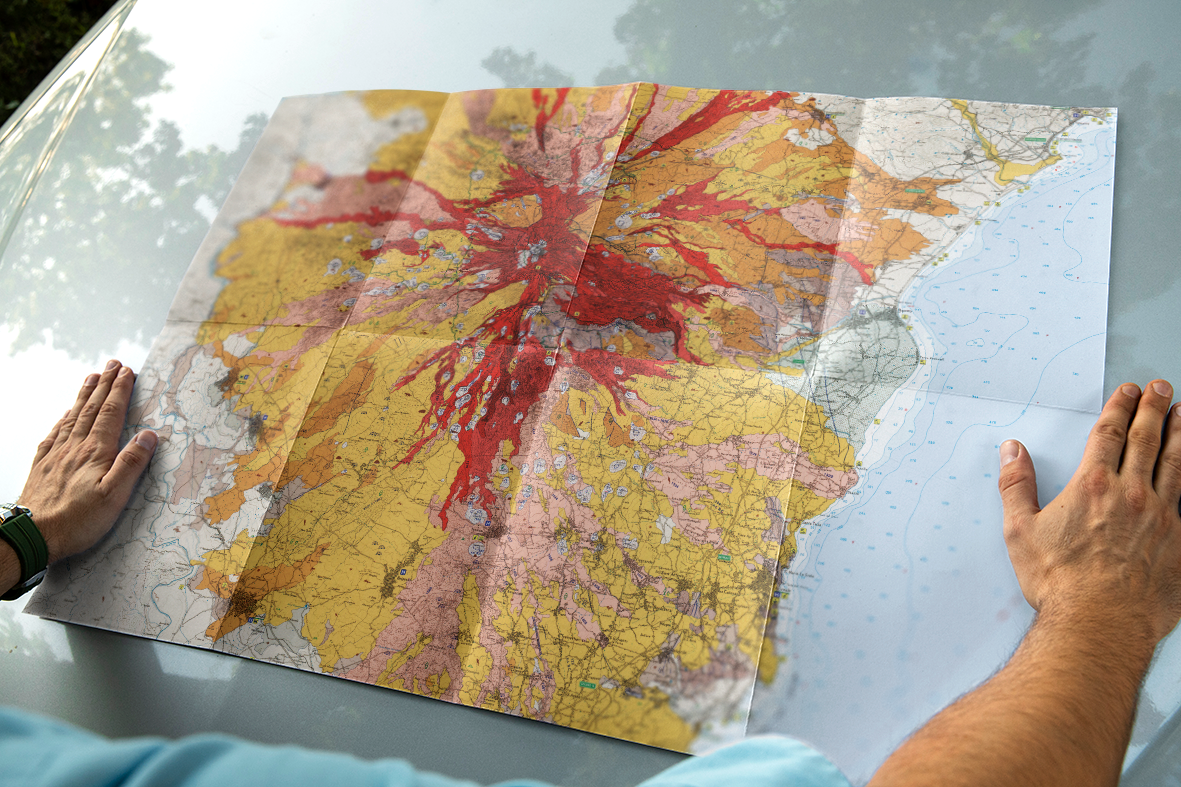 Etna naturalistica e turistica - 1:60.000