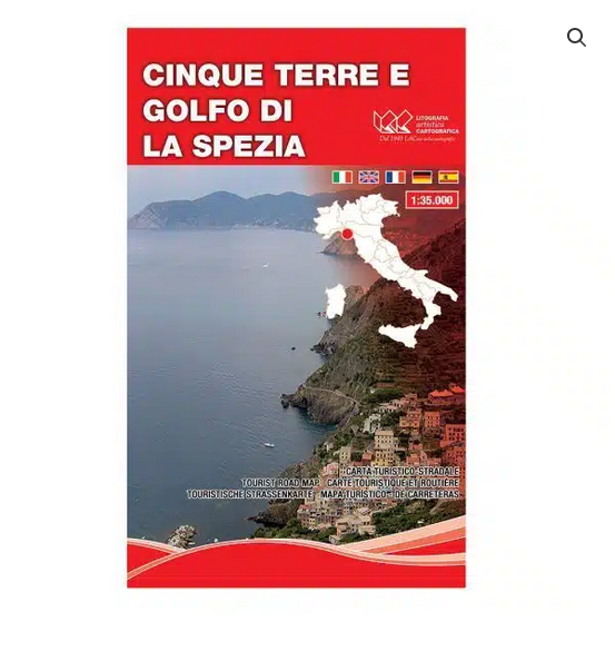 Cinque Terre e Golfo di La Spezia - 1:35.000