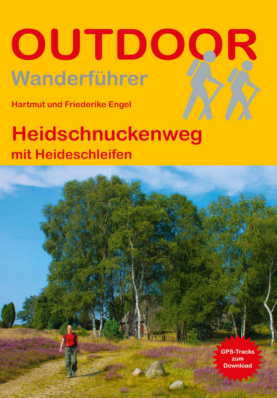 Heidschnuckenweg mit Heideschleifen