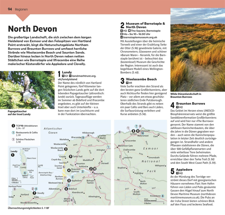 Cornwall & Devon - Top 10