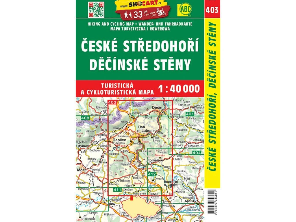 Tschechien 1:40.000 Wanderkarten ShoCart