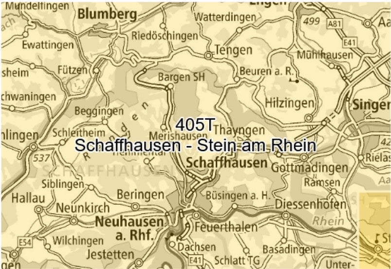 Schweiz Wanderkarten 1:50.000 - Swisstopo