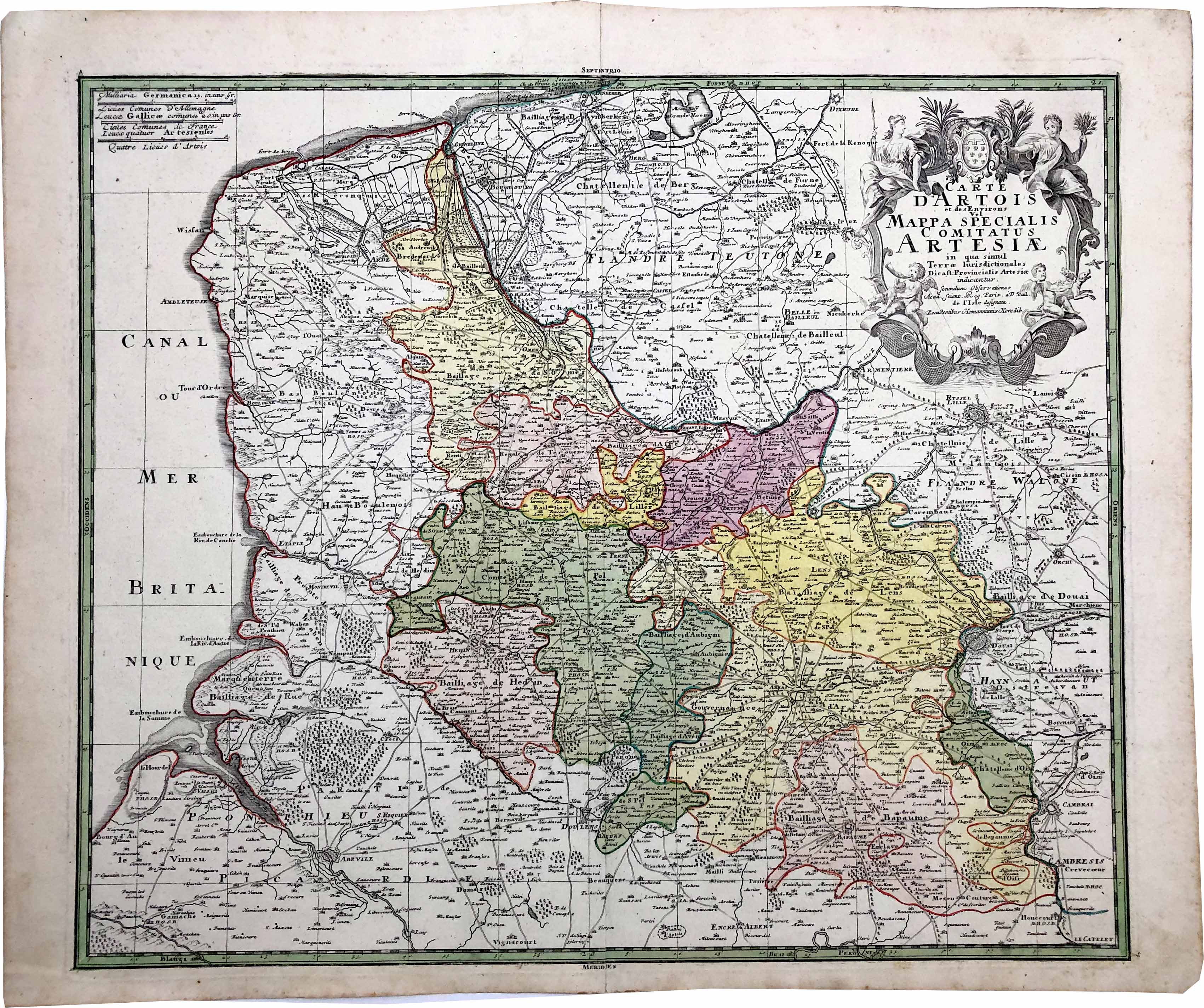 Frankreich um das Jahr 1750 von Homann Erben