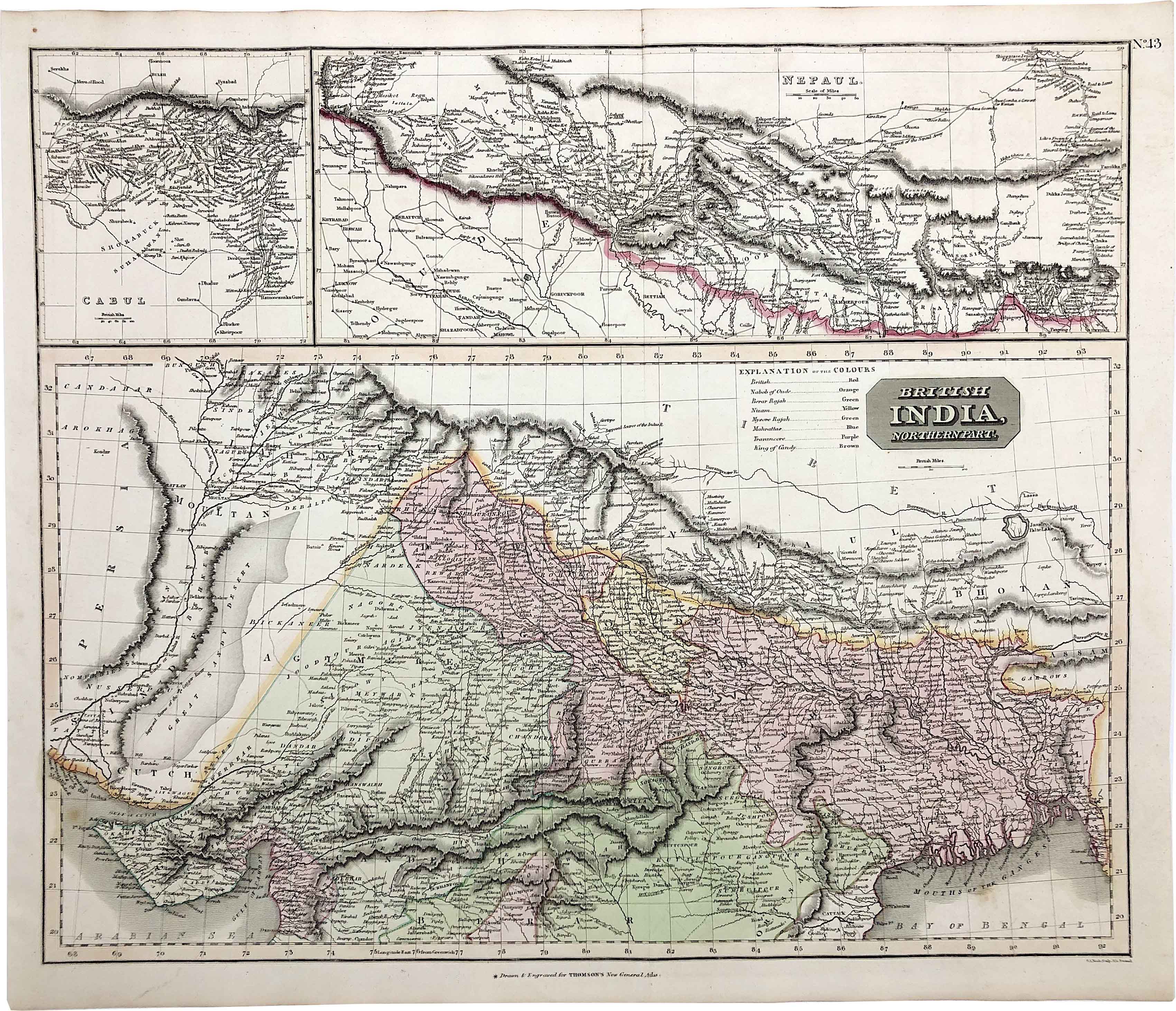 Indien im Jahr 1817 von John Thomson