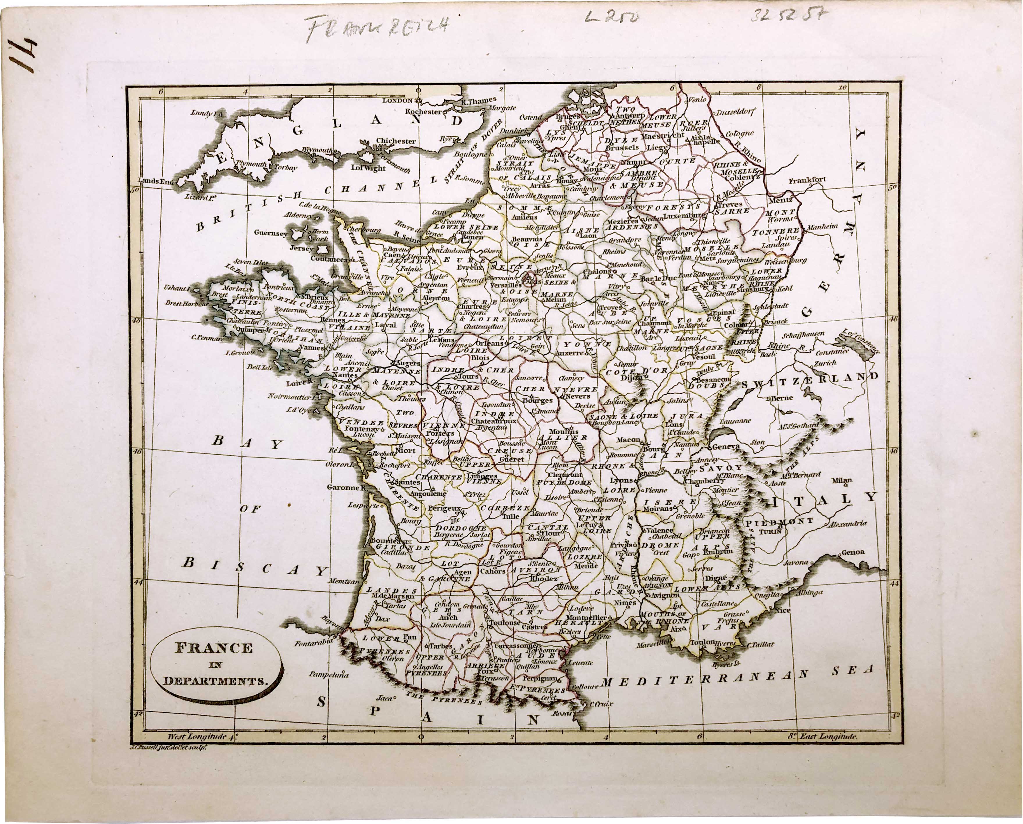 Frankreich im Jahr 1808 von John C. Russell jun.