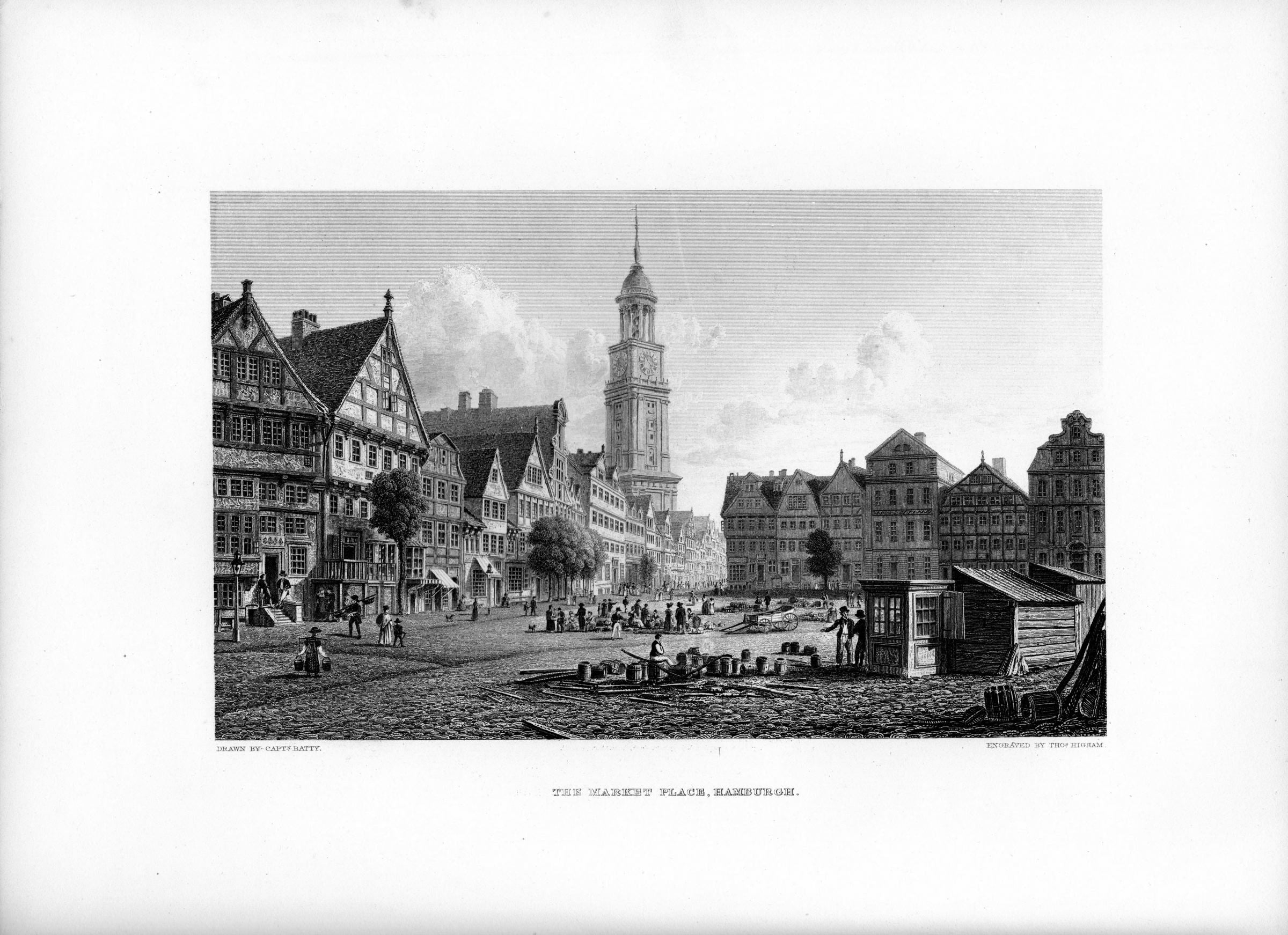 Hamburg in der Zeit um 1870 von Robert Batty