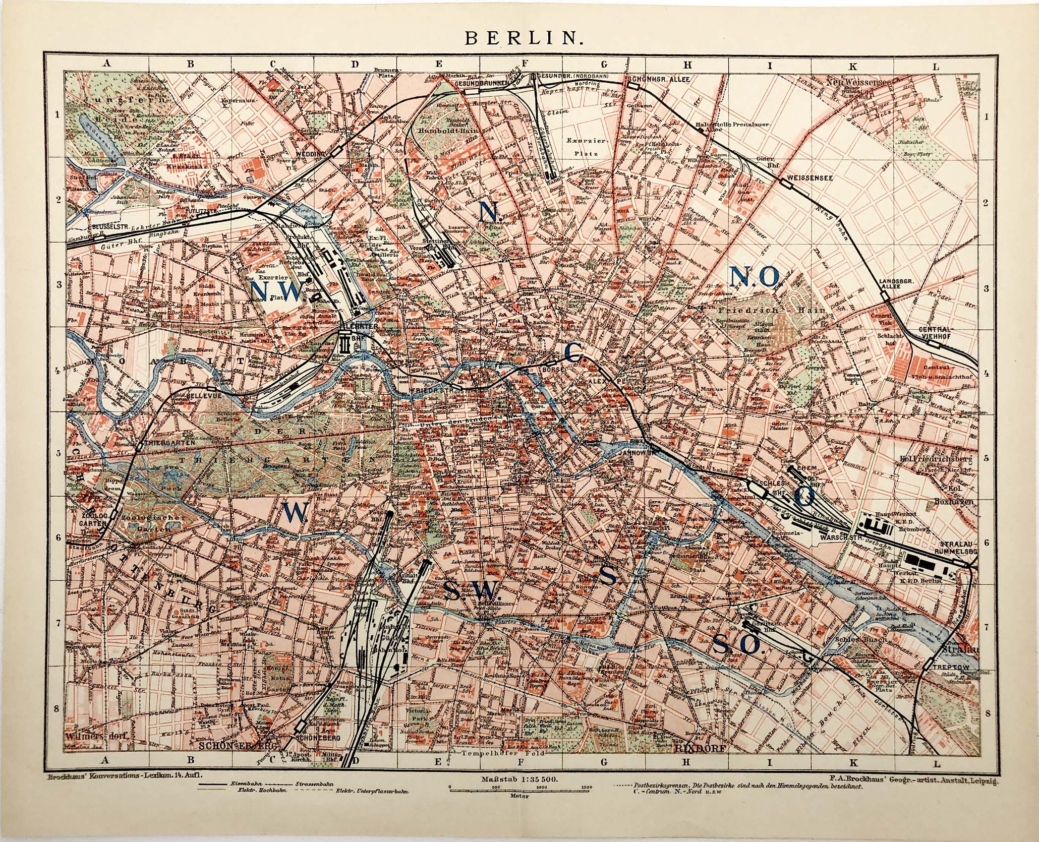 Berlin im Jahr 1897 vom Brockhaus Konversationslexikon