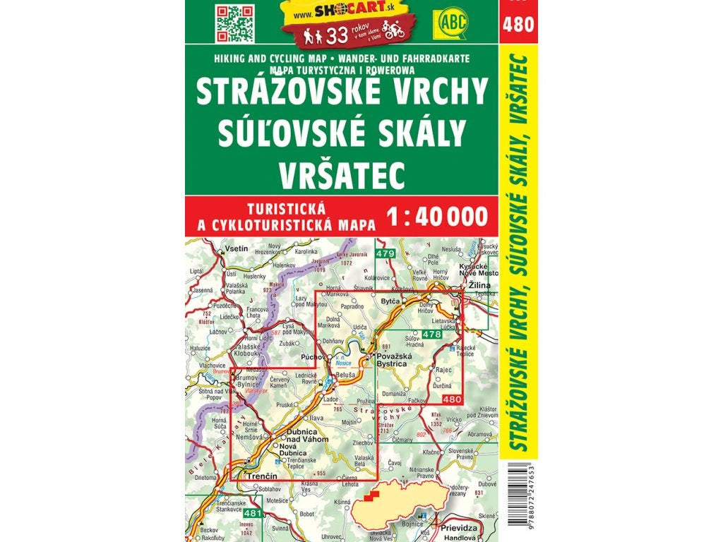 Slowakei 1:40.000 Wanderkarten ShoCart